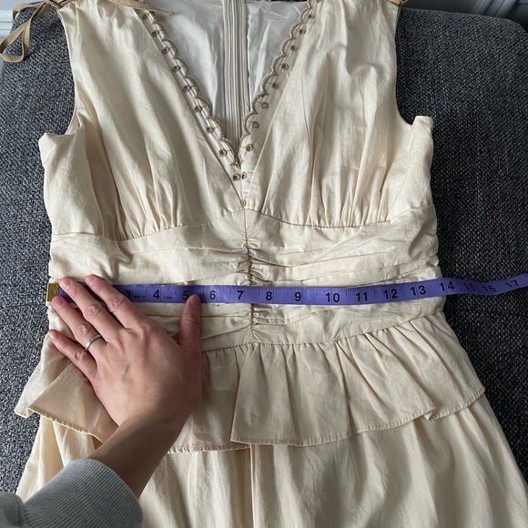 Moon River Vintage Inspired Cream Dress - Picture 8 of 12